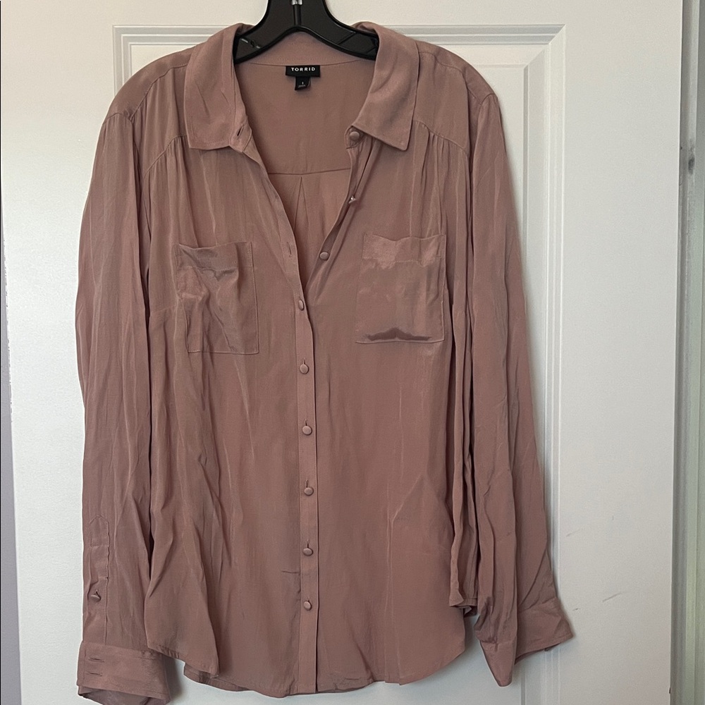Torrid Blush Pink Blouse